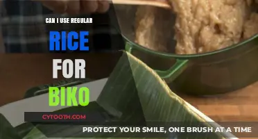 Can Regular Rice Be Used for Biko? A Sweet Filipino Treat