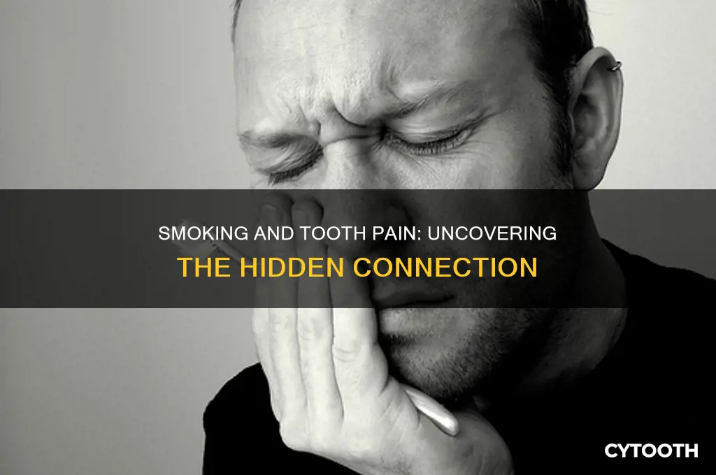 can smoking cause tooth pain