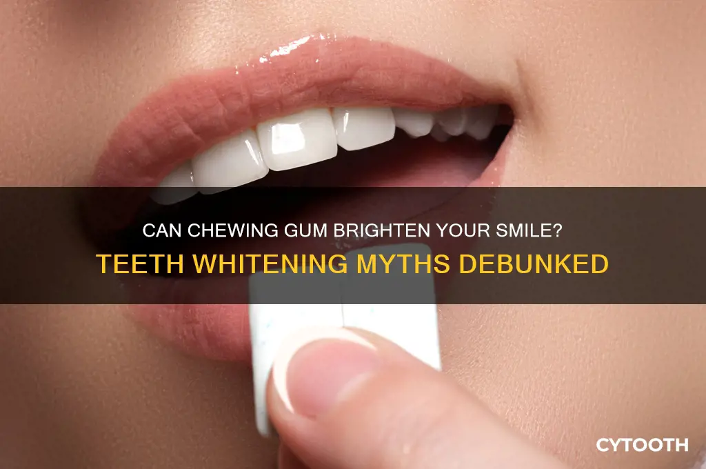 does chewing gum whiten teeth