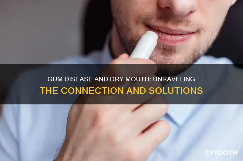 does gum disease cause dry mouth