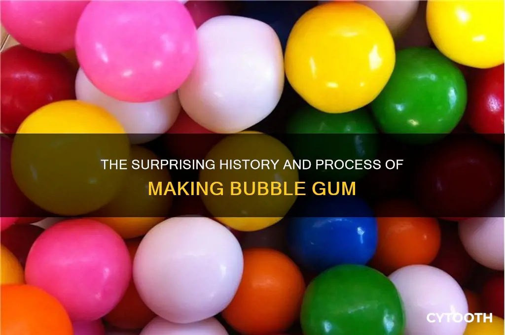 how bubble gum was made