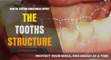 Substances and Their Impact: Unraveling How They Alter Tooth Structure