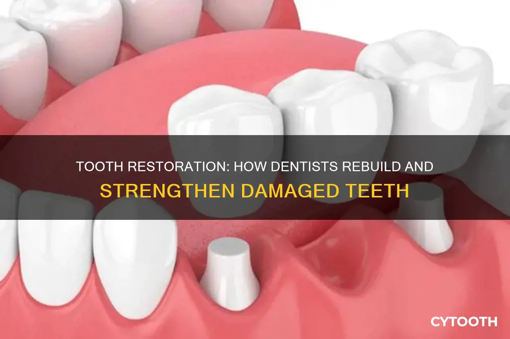 how do dentist build up a tooth