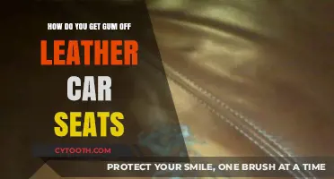 Effective Ways to Remove Gum from Leather Car Seats Easily