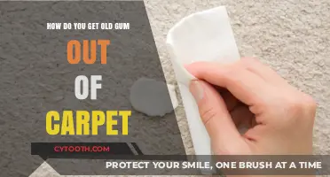 Effective Ways to Remove Old Gum from Your Carpet Easily