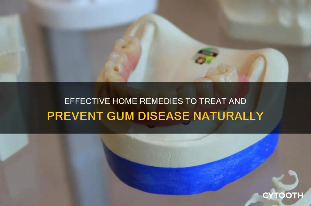 how do you get rid of gum disease at home
