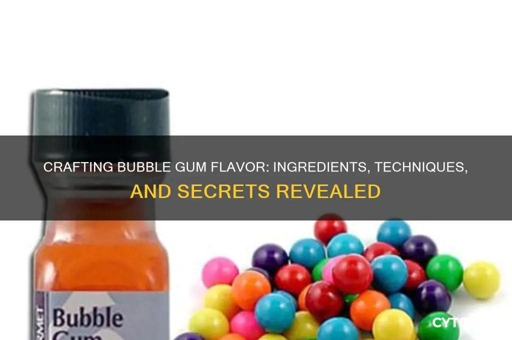 how do you make bubble gum flavor