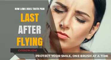 Tooth Pain After Flying: Duration and Relief Tips Explained