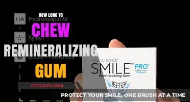 Chewing Time for Remineralizing Gum: Optimal Duration for Dental Health