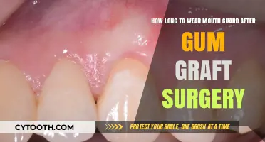 Post-Gum Graft Surgery: Optimal Mouth Guard Wear Time Explained