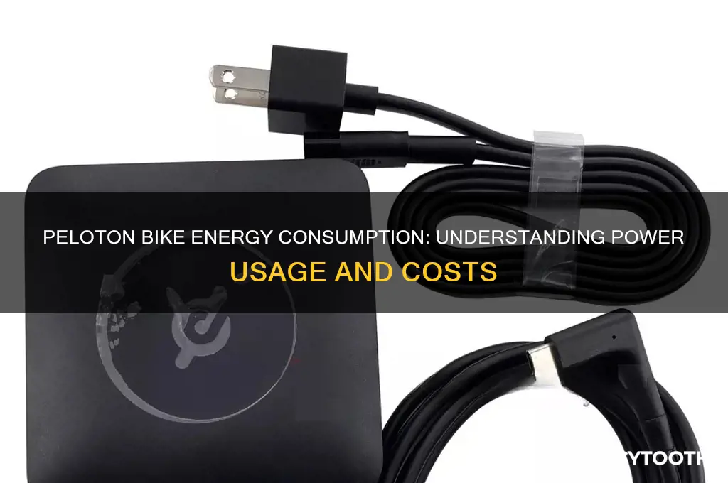 how much energy does a peloton bik use