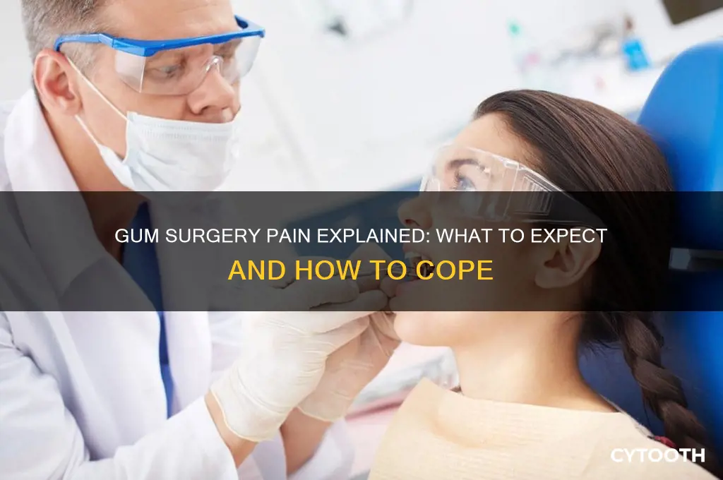 how painful is gum surgery