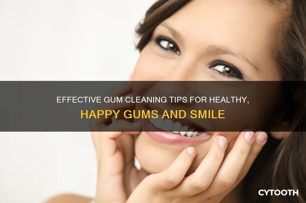 how to clean your gums