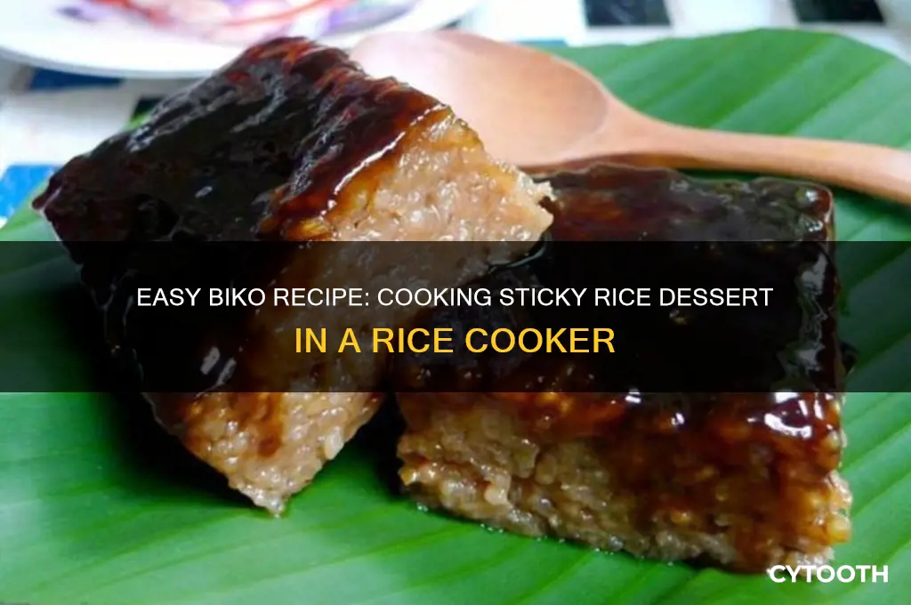 how to cook biko using rice cooker