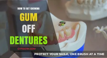 Effective Ways to Remove Chewing Gum from Dentures Easily
