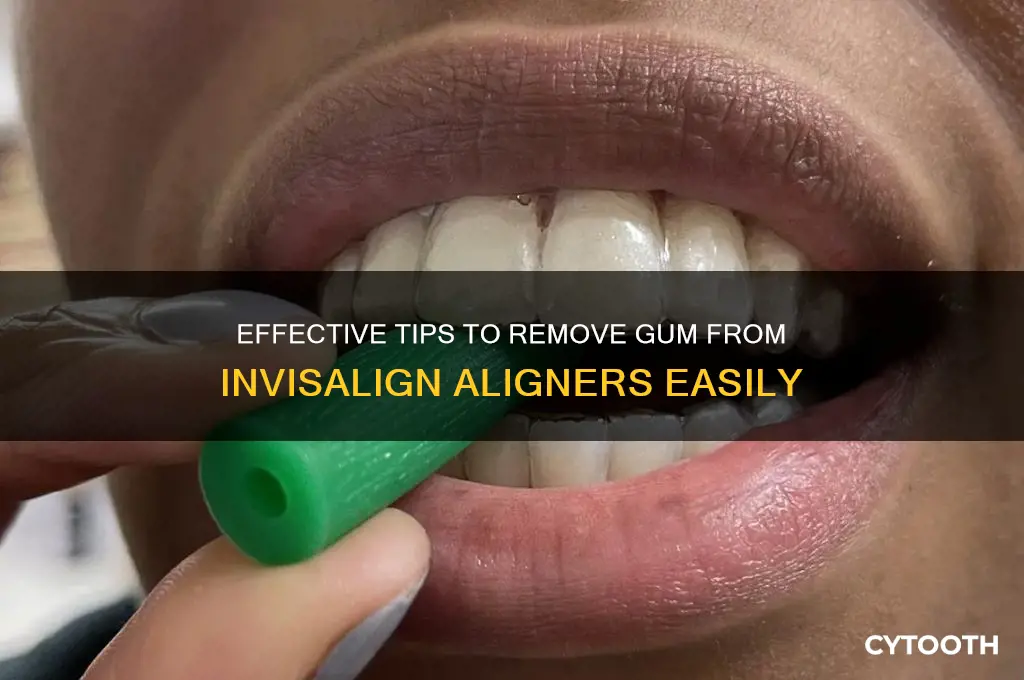how to get gum off invisalign