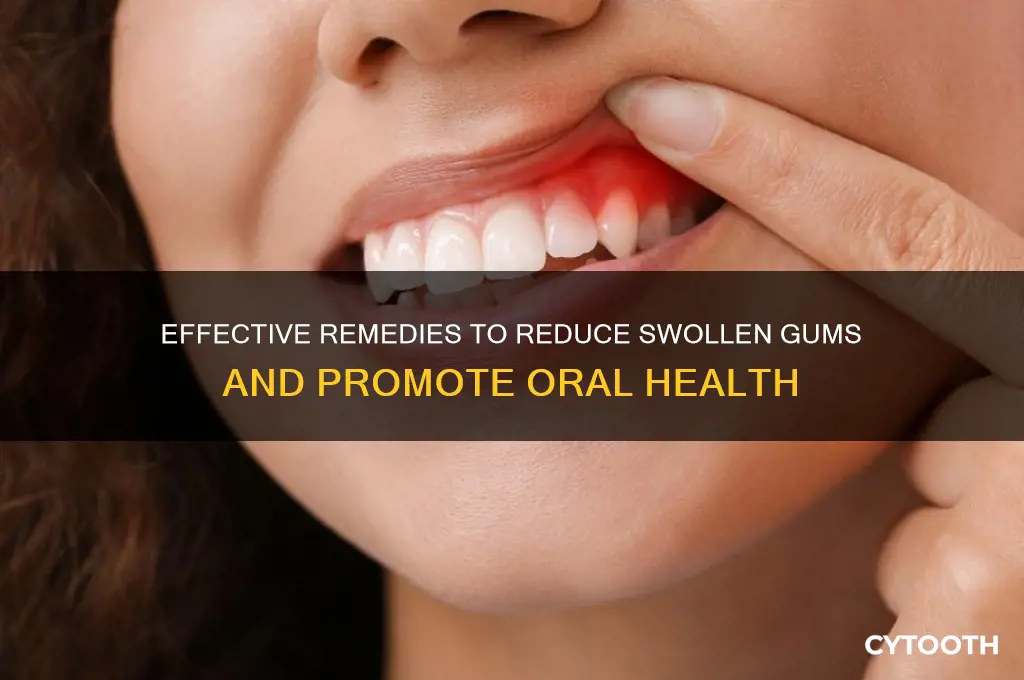 how to make gums stop swelling
