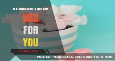 Chewing Gum and Bubbles: Uncovering the Surprising Health Effects