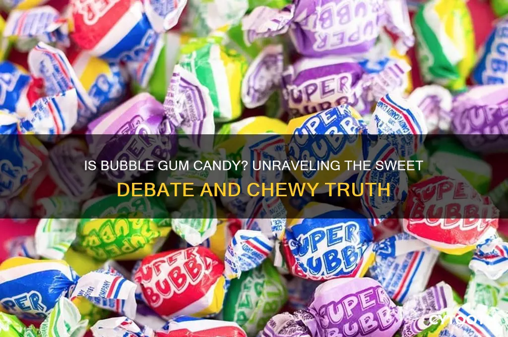 is bubble gum candy