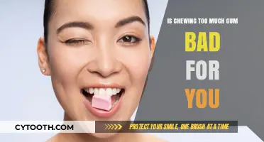 Chewing Gum Excessively: Health Risks and Benefits Explained