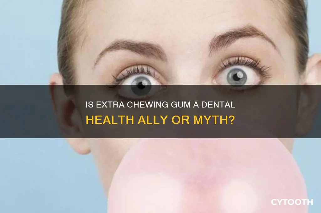 is extra chewing gum good for your teeth