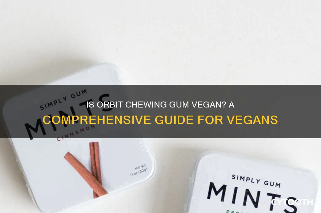 is orbit chewing gum vegan