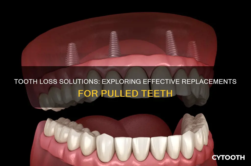 what can replace a pulled tooth