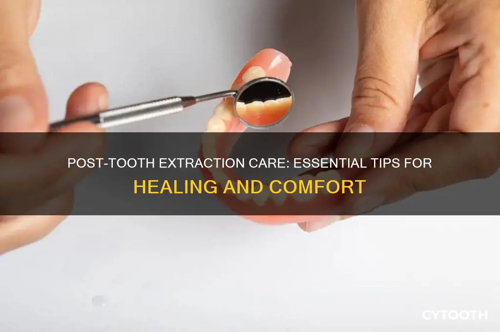 what can you use after pulling a tooth