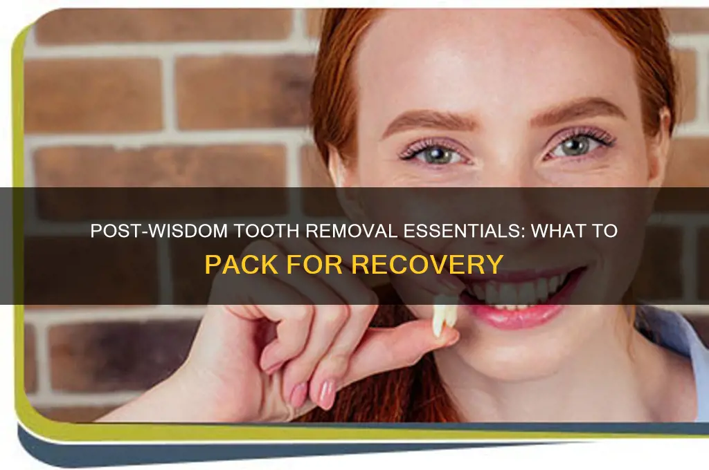 what to take after wisdom tooth removal