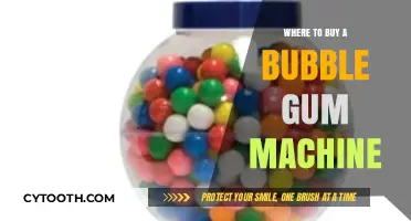 Where to Buy a Bubble Gum Machine: Top Retailers and Online Stores