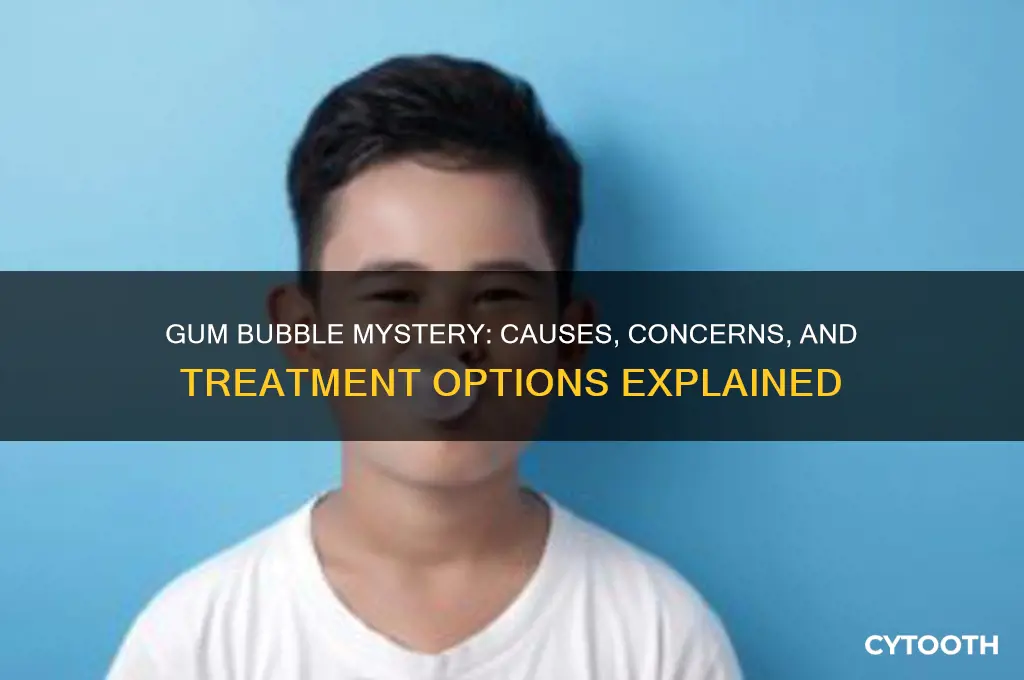 why do i have a bubble on my gums