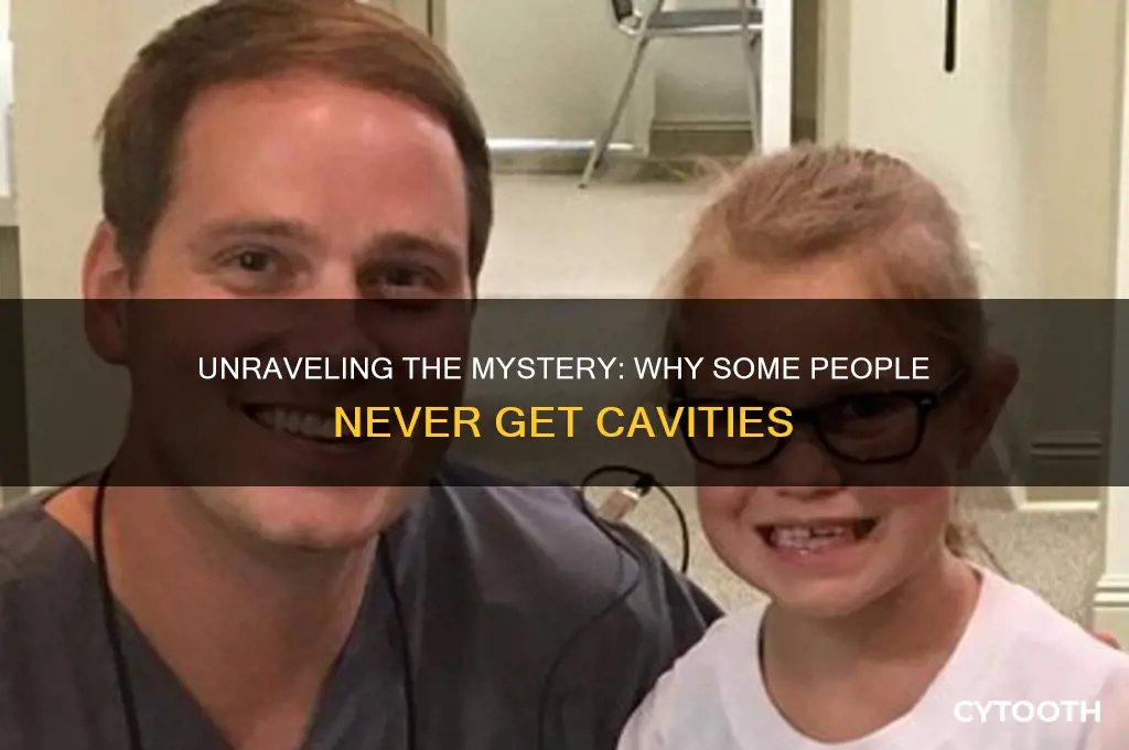why do some people never get cavities