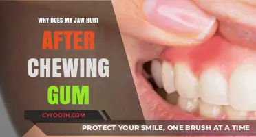 Jaw Pain After Chewing Gum: Causes and Remedies Explained